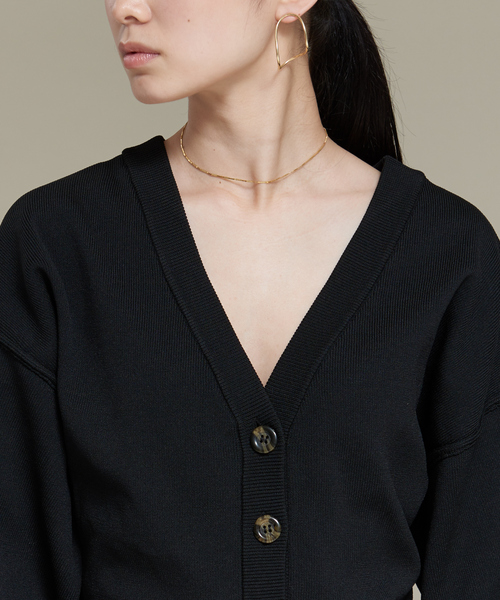 NOMINE（ノミネ）の「【前後着用可】2WAYセパレートレイヤード風プルオーバーカーディガン（カーディガン/ボレロ・レディース・ブラック/レッド/グリーン/グレイッシュベージュ・フリー）」の8枚目の写真