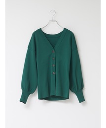 【前後着用可】2WAYセパレートレイヤード風プルオーバーカーディガン