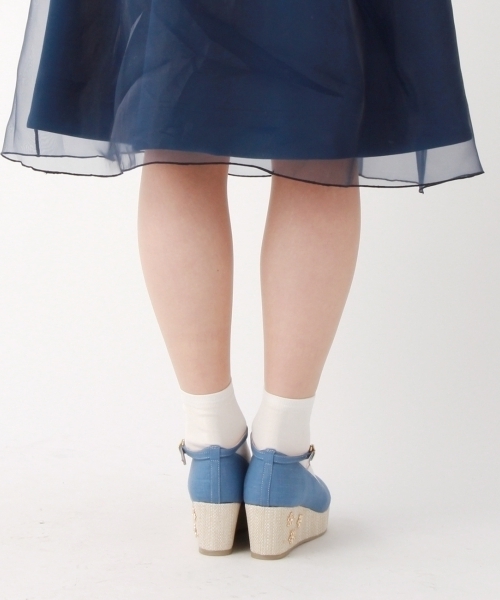 THE EMPORIUM(ジエンポリアム)の「底ビジューウエッジパンプス(パンプス・レディース・ピンク/ブルー/ブラック/ピンク系1・35/30/45/40)」の13枚目の写真