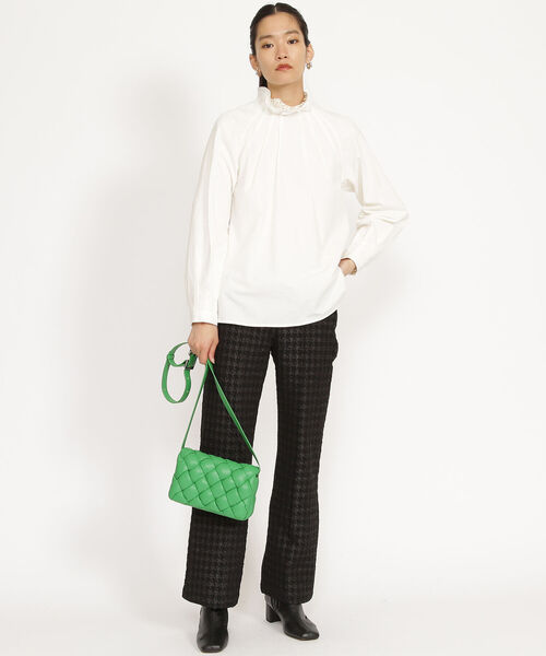 Ray BEAMS（レイビームス）の「Ray BEAMS / キモウ レース ハイネック カットソー（Tシャツ/カットソー・レディース・ブラック/ホワイト系その他6・ONE SIZE）」の15枚目の写真