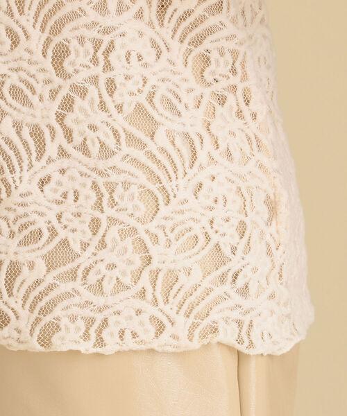 Ray BEAMS（レイビームス）の「Ray BEAMS / キモウ レース ハイネック カットソー（Tシャツ/カットソー・レディース・ブラック/ホワイト系その他6・ONE SIZE）」の21枚目の写真