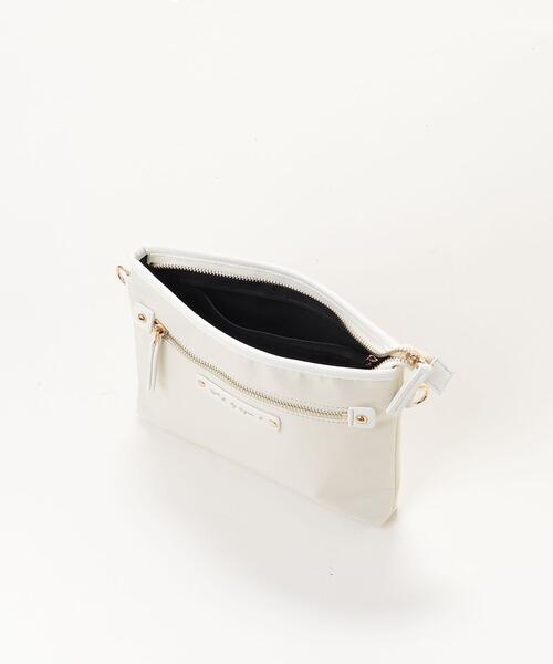 To b. by agnes b.（トゥービーバイアニエスベー）の「WT47 POCHETTE マルチポシェット（ショルダーバッグ・レディース・ホワイト系その他・FREE）」の7枚目の写真
