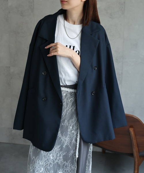 セール】オーバーサイズテーラードジャケット（テーラードジャケット