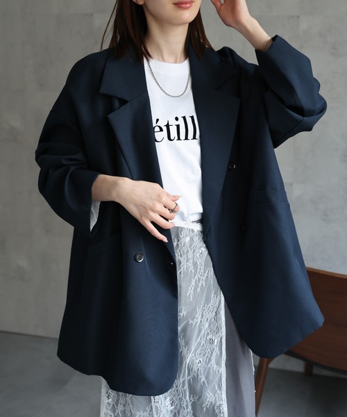 セール】オーバーサイズテーラードジャケット（テーラード