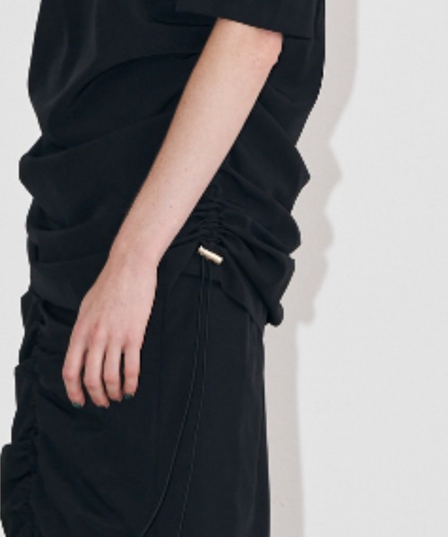 Solace（ソレイス）の「ショルダーカットオープントップス（Tシャツ/カットソー・レディース・ブラック/ピンク/ナチュラル・FREE）」の9枚目の写真