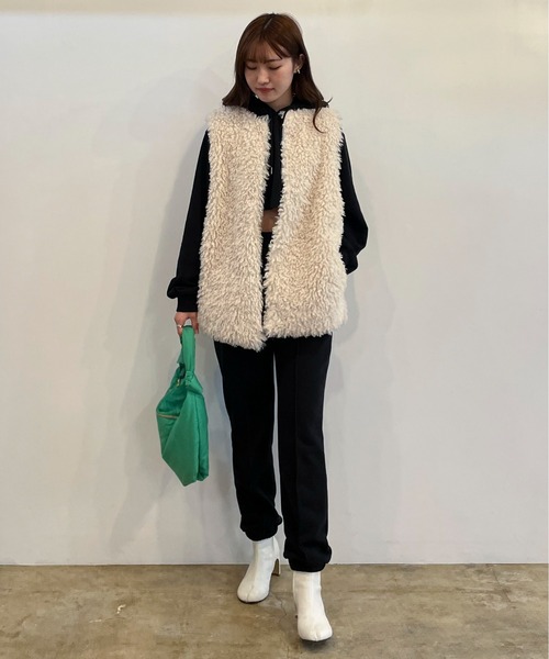 EPIMI E'PIMMY（エピミエピミー）の「パテッドワンハンドルバッグ（ハンドバッグ・レディース・ブラック/オレンジ/グリーン・FREE）」の16枚目の写真