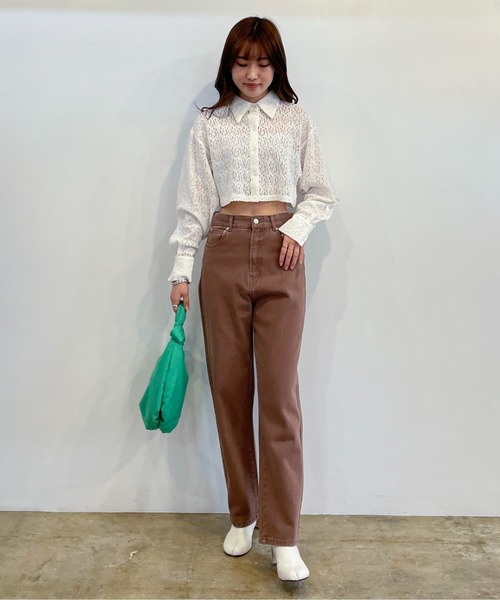 EPIMI E'PIMMY（エピミエピミー）の「パテッドワンハンドルバッグ（ハンドバッグ・レディース・ブラック/オレンジ/グリーン・FREE）」の18枚目の写真