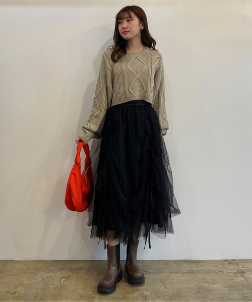 EPIMI E'PIMMY（エピミエピミー）の「パテッドワンハンドルバッグ（ハンドバッグ・レディース・ブラック/オレンジ/グリーン・FREE）」の22枚目の写真