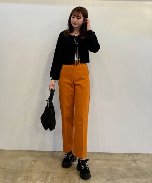 EPIMI E'PIMMY（エピミエピミー）の「パテッドワンハンドルバッグ（ハンドバッグ・レディース・ブラック/オレンジ/グリーン・FREE）」の10枚目の写真