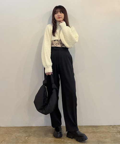 EPIMI E'PIMMY（エピミエピミー）の「パテッドワンハンドルバッグ（ハンドバッグ・レディース・ブラック/オレンジ/グリーン・FREE）」の13枚目の写真