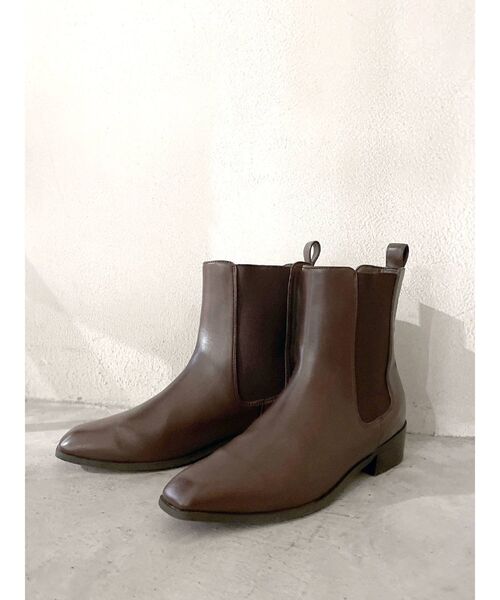 Ungrid（アングリッド）の「サイドゴアブーツ（ブーツ・レディース・ブラック/ダークブラウン・L/M/S）」の8枚目の写真