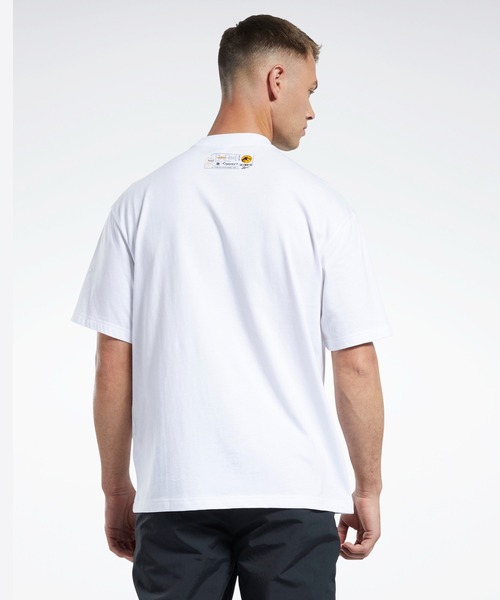 Reebok（リーボック）の「ジュラシック ワールド Tシャツ / Jurassic World T-Shirt（Tシャツ/カットソー・メンズ・ホワイト/グリーン・LARGE/X-LARGE/XX-LARGE/X-SMALL/MEDIUM/XXX-LARGE/SMALL）」の3枚目の写真