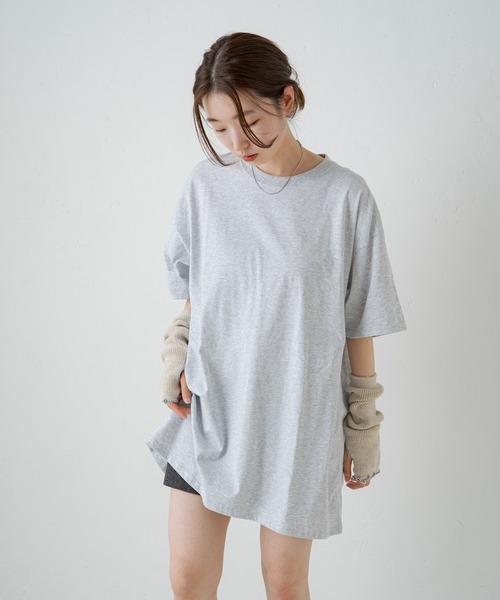 Kastane（カスタネ）の「【2022AWアイテム】配色ステッチアームウォーマー（アームカバー・レディース・ベージュ/グレー/アイボリー・FREE）」の11枚目の写真