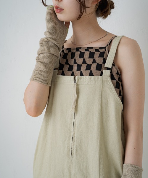 Kastane（カスタネ）の「【2022AWアイテム】配色ステッチアームウォーマー（アームカバー・レディース・ベージュ/グレー/アイボリー・FREE）」の22枚目の写真