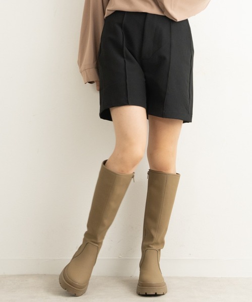 Fabby fabby(ファビィーファビィー)の「マットトラックソールファスナーレスロングブーツ(ブーツ・レディース・カーキ/ベージュ/ブラック・LARGE/MEDIUM/SMALL)」の19枚目の写真