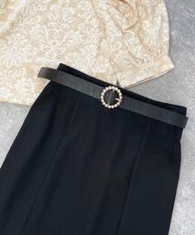 パール丸バックルベルト