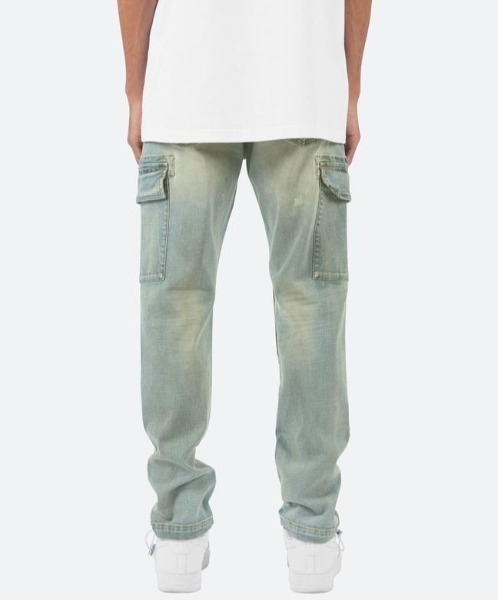 mnml(ミニマル)の「mnml/ミニマル/デニム カーゴパンツ/DENIM CARGO PANTS(M2019-P565)(カーゴパンツ・メンズ・ブラック/ブルー・34/32/28/29/30)」の5枚目の写真