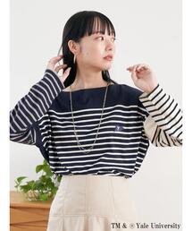 earth music&ecology | 別注 YALE クレイジー前後2WAYTシャツ(Tシャツ/カットソー)