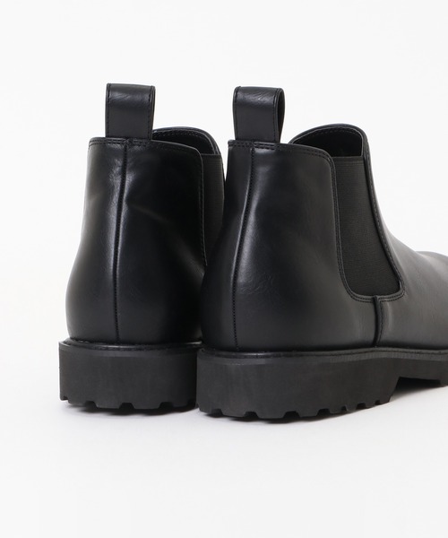 ikka(イッカ)の「サイドゴアブーツ(ブーツ・メンズ・ブラック・L/M)」の4枚目の写真