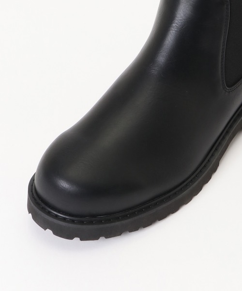 ikka(イッカ)の「サイドゴアブーツ(ブーツ・メンズ・ブラック・L/M)」の6枚目の写真