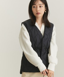 VIS（ビス）の「【保温】中綿インナーベスト 【sustainable】（ベスト）」