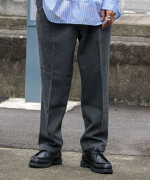 GLOSTER | 【GLOSTER/グロスター】デニム/ウールライク テーパードイージースラックス(その他パンツ)