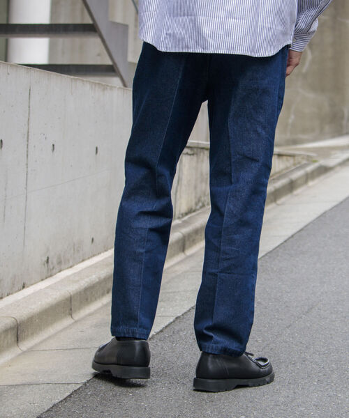 GLOSTER（グロスター）の「【GLOSTER/グロスター】デニム/ウールライク テーパードイージースラックス（その他パンツ・メンズ・ブラック/グレー/インディゴブルー・S/M/L）」の20枚目の写真