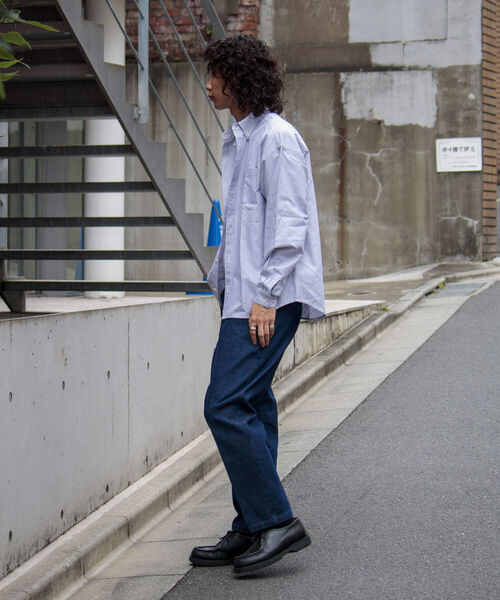 GLOSTER（グロスター）の「【GLOSTER/グロスター】デニム/ウールライク テーパードイージースラックス（その他パンツ・メンズ・ブラック/グレー/インディゴブルー・S/M/L）」の18枚目の写真