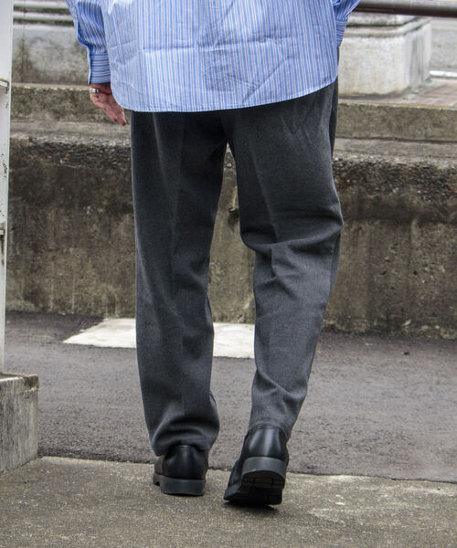 GLOSTER（グロスター）の「【GLOSTER/グロスター】デニム/ウールライク テーパードイージースラックス（その他パンツ・メンズ・ブラック/グレー/インディゴブルー・S/M/L）」の9枚目の写真