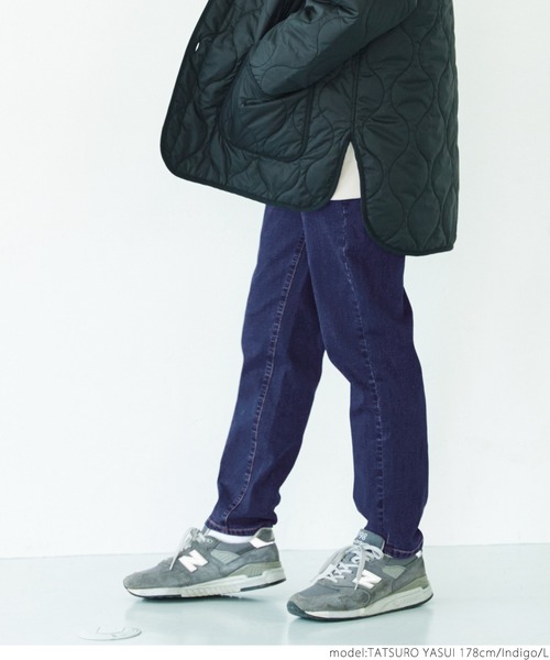 coca(coca)(コカ)の「メンズストレッチデニムイージーパンツ(デニムパンツ・メンズ・インディゴブルー/ブラック・M/L/XL)」の6枚目の写真