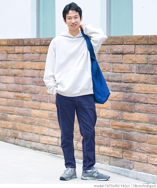 coca(coca)(コカ)の「メンズストレッチデニムイージーパンツ(デニムパンツ・メンズ・インディゴブルー/ブラック・M/L/XL)」の12枚目の写真