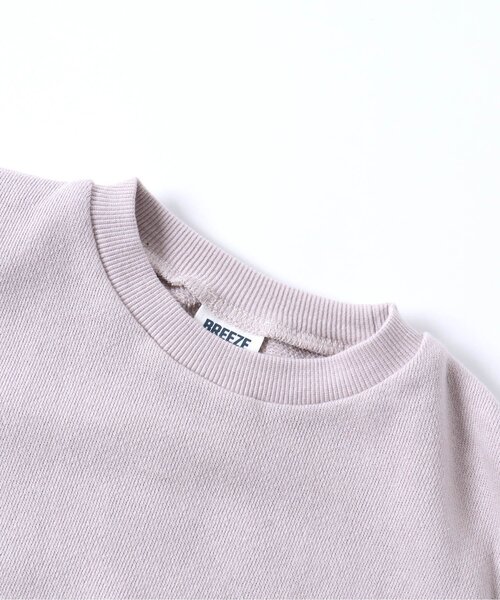 BREEZE（ブリーズ）の「レイヤード風トレーナー（スウェット・キッズ・イエロー/パープル/ブルー/サックスブルー/オレンジ/ブラック/ピンク/レインボー/グリーン・110/130/80/100/120/140/90）」の13枚目の写真