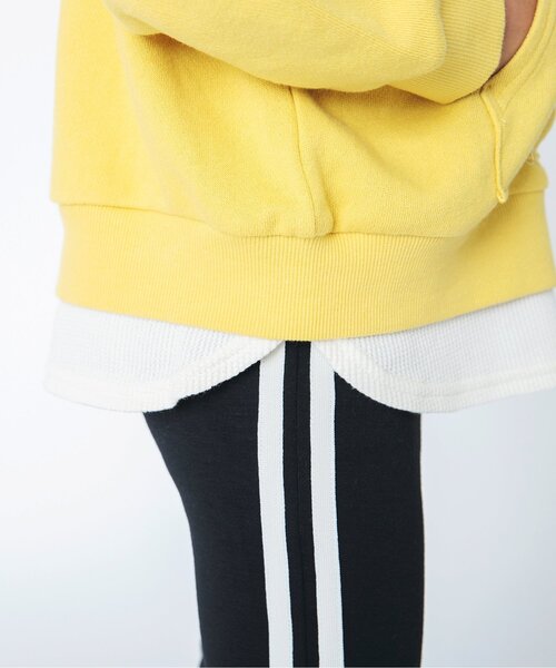 BREEZE（ブリーズ）の「レイヤード風トレーナー（スウェット・キッズ・イエロー/パープル/ブルー/サックスブルー/オレンジ/ブラック/ピンク/レインボー/グリーン・110/130/80/100/120/140/90）」の19枚目の写真