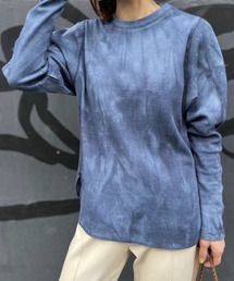 mi via loca | ワッフルタイダイ染クルーネックトップス(Tシャツ/カットソー)
