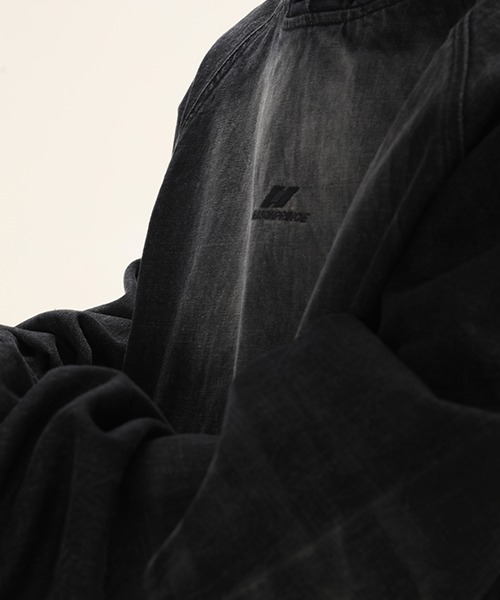 MASONPRINCE(メイソンプリンス)の「ヴィンテージ加工デニムプルオーバーパーカー NZY0983【MASONPRINCE】(パーカー・メンズ・ブルー/ブラック・M/L/S)」の7枚目の写真