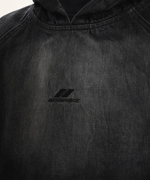 MASONPRINCE(メイソンプリンス)の「ヴィンテージ加工デニムプルオーバーパーカー NZY0983【MASONPRINCE】(パーカー・メンズ・ブルー/ブラック・M/L/S)」の10枚目の写真