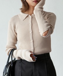 Chillfar | 襟付きアームウォーマーカーデ(カーディガン/ボレロ)