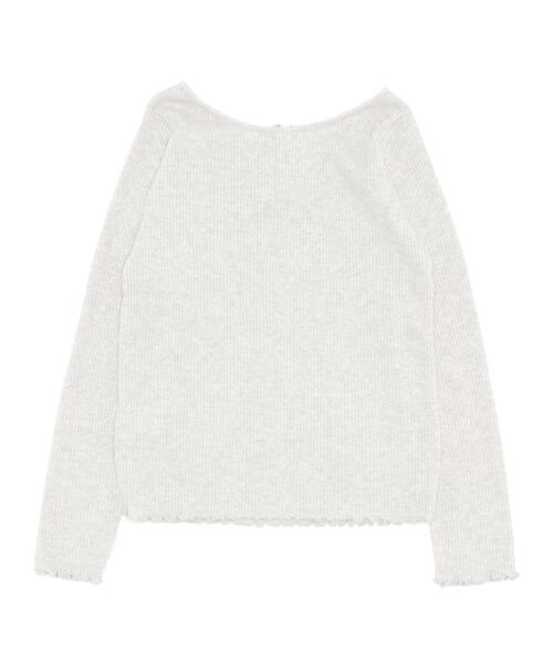 ニット セーター グリッターリボンロングスリーブ レディース flower（ファッション） ニット セーター グリッターリボン