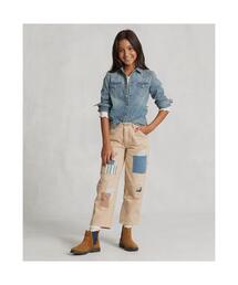 POLO RALPH LAUREN CHILDRENSWEAR（ポロ ラルフ ローレン チルドレンズウェア）の「ワイド レッグ ボーイフレンド ジーンズ（デニムパンツ・キッズ）」