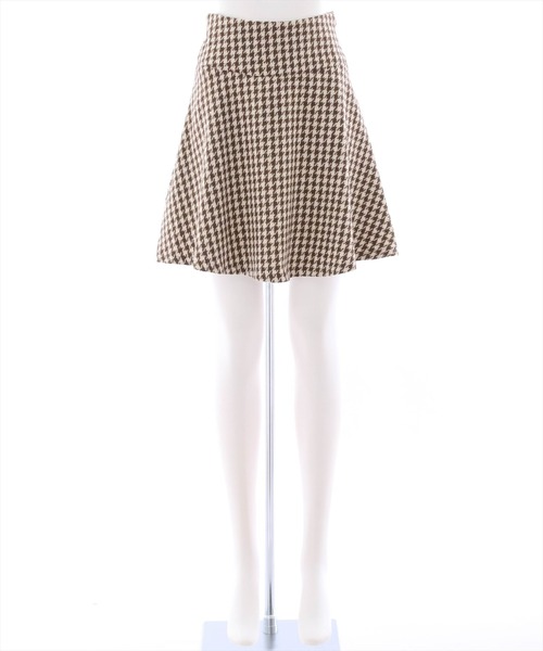 clear（クリア）の「チドリガラフレアミニスカート（スカート）」 - WEAR