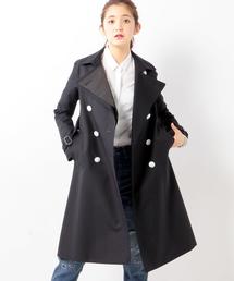 UNITED ARROWS | ＜THE RERACS（ザ リラクス）＞ホワイトボタン ミドル トレンチコート◆(トレンチコート)
