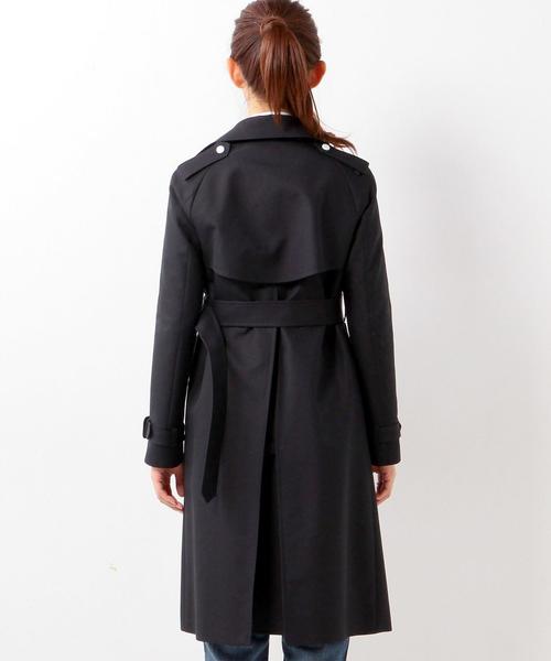 UNITED ARROWS(ユナイテッドアローズ)の「<THE RERACS(ザ リラクス)>ホワイトボタン ミドル トレンチコート◆(トレンチコート・レディース・ネイビー・38/36)」の13枚目の写真