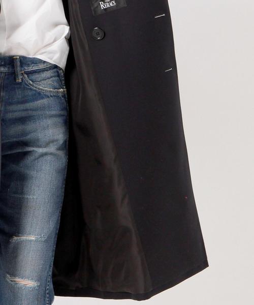 UNITED ARROWS(ユナイテッドアローズ)の「<THE RERACS(ザ リラクス)>ホワイトボタン ミドル トレンチコート◆(トレンチコート・レディース・ネイビー・38/36)」の2枚目の写真