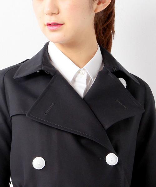 UNITED ARROWS(ユナイテッドアローズ)の「<THE RERACS(ザ リラクス)>ホワイトボタン ミドル トレンチコート◆(トレンチコート・レディース・ネイビー・38/36)」の17枚目の写真