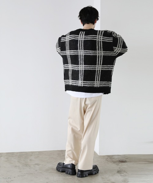 美品 RYO TAKASHIMA カーディガン ニット モヘア ビックシルエット レディース】【ONLY ARK】別注 モヘア Vネックカーディガン