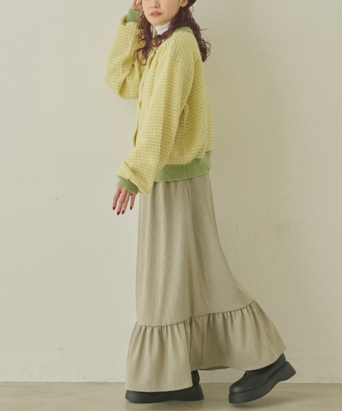 MERLOT（メルロー）の「2way配色リンクスカーディガン（カーディガン/ボレロ・レディース・ネイビー/グリーン/レッド・FREE）」の17枚目の写真