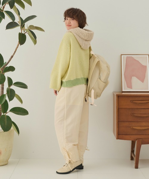 MERLOT（メルロー）の「2way配色リンクスカーディガン（カーディガン/ボレロ・レディース・ネイビー/グリーン/レッド・FREE）」の11枚目の写真