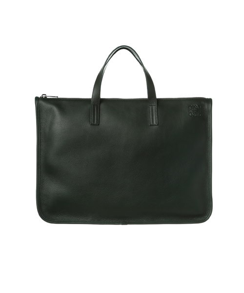 LOEWE ダークグリーン ビジネスバッグ LOEWE（ロエベ）の「BRIEFCASE New Toledo（ビジネスバッグ）」 - WEAR