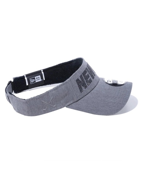 NEW ERA(ニューエラ)の「【NEW ERA】ゴルフ サンバイザー Rhinestone ラインストーン NEW ERA(サンバイザー・メンズ・ヘザーグレー/ブラック・F)」の10枚目の写真