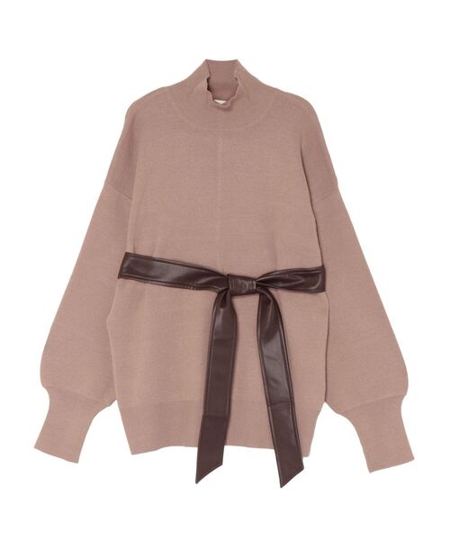 LAGUNAMOON(ラグナムーン)の「【WEB限定】ウエストマークニットプルオーバー(ニット/セーター・レディース・グリーン/ベージュ/ピンク/ブラウン・FREE)」の18枚目の写真